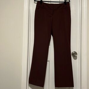 The Limited collection Cassidy fit size 6 burgundy pants.